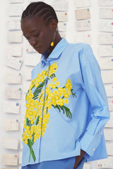 Hand Emb Mimosa Shirt