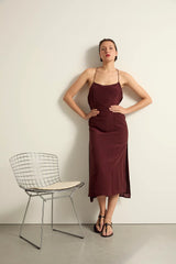 Abbie Crepe Silk Dress