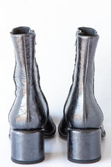 Metallic Bomber Bootie