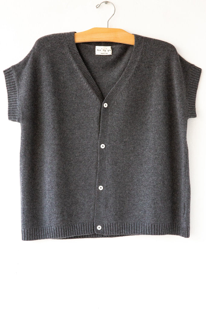 Button Cashmix Vest