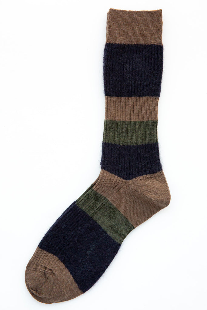Leaf Stripe Socks