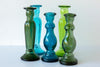 Fluted Glass Candlestick
