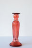 Fluted Glass Candlestick
