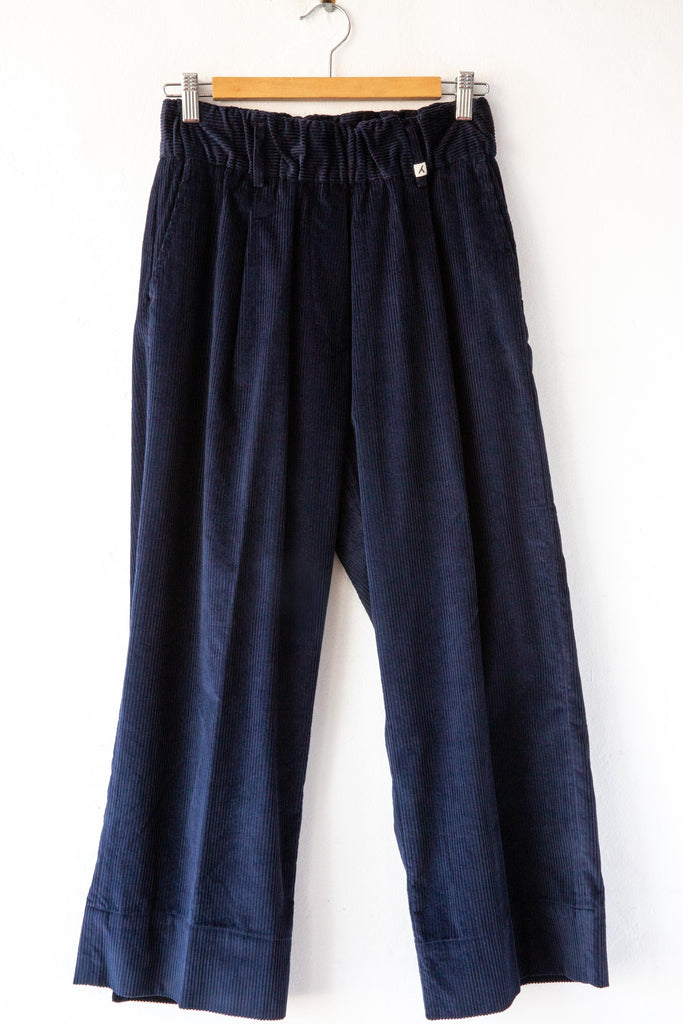 Wide Leg Cord Pull On