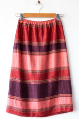 Variegated Stripe Slip Skirt