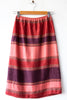 Variegated Stripe Slip Skirt