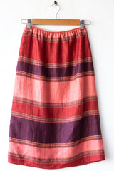 Variegated Stripe Slip Skirt