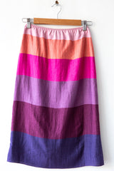 Wide Stripe Slip Skirt