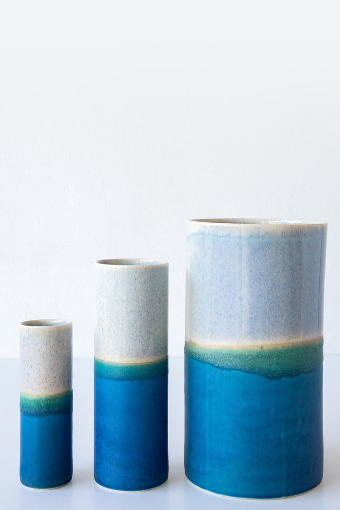 Glazed Cylinder Vase