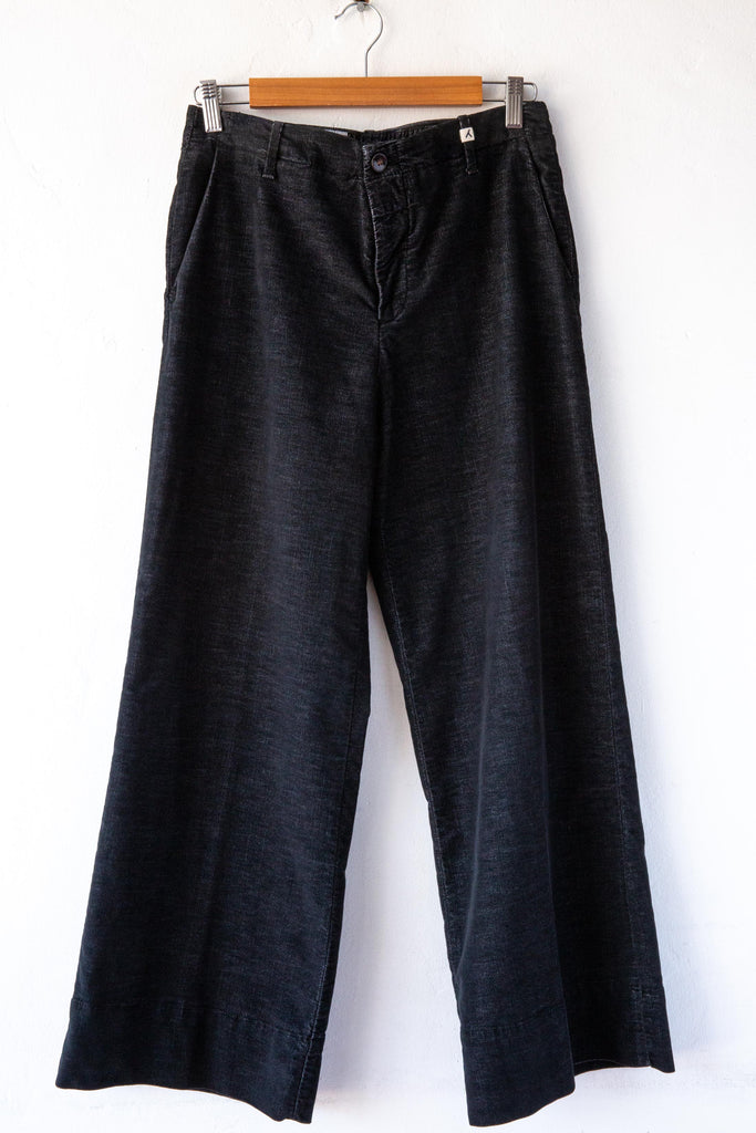 Velvet Crop Wide Leg