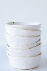 Daisy Snack Bowl-White