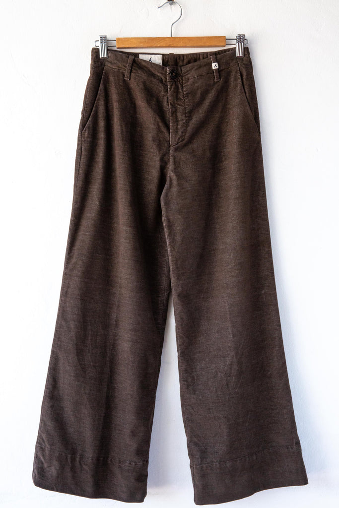 Velvet Crop Wide Leg