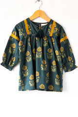 Floral Emb Dress + Bloomer