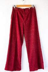 Velvet Crop Wide Leg