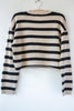 Crop Stripe Sweater
