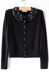 Margaux Emb Cashmere Cardigan