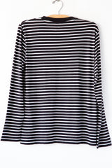 Striped L/S Crew