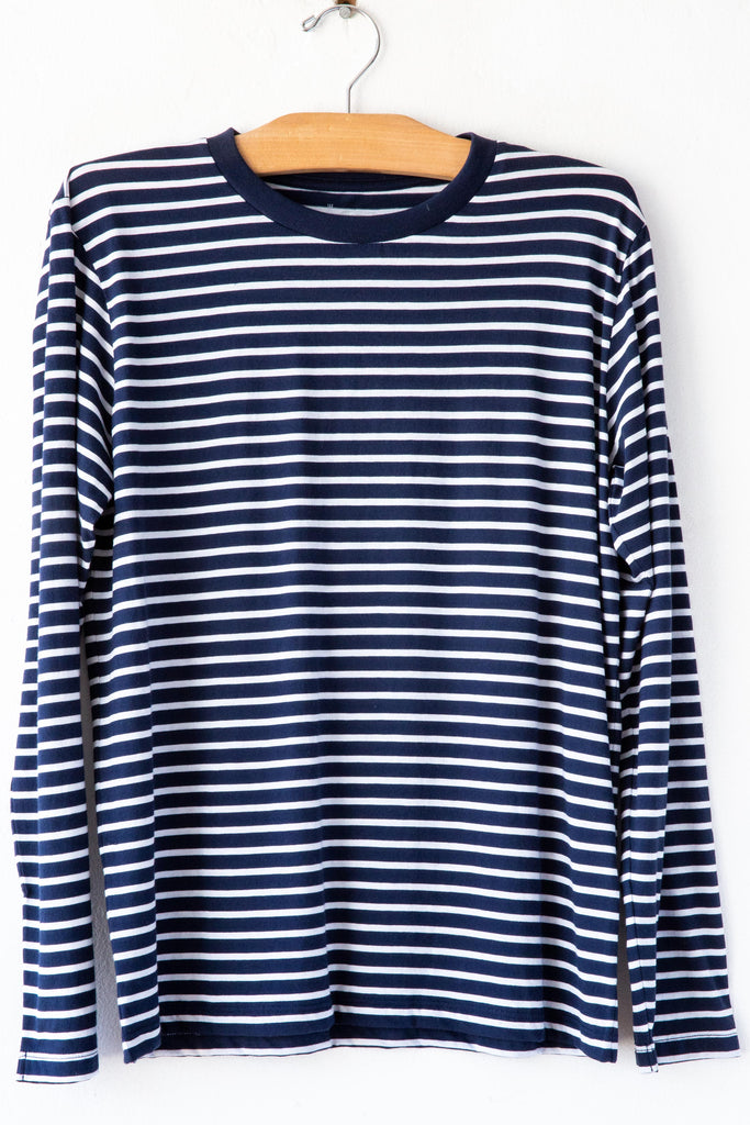 Striped L/S Crew