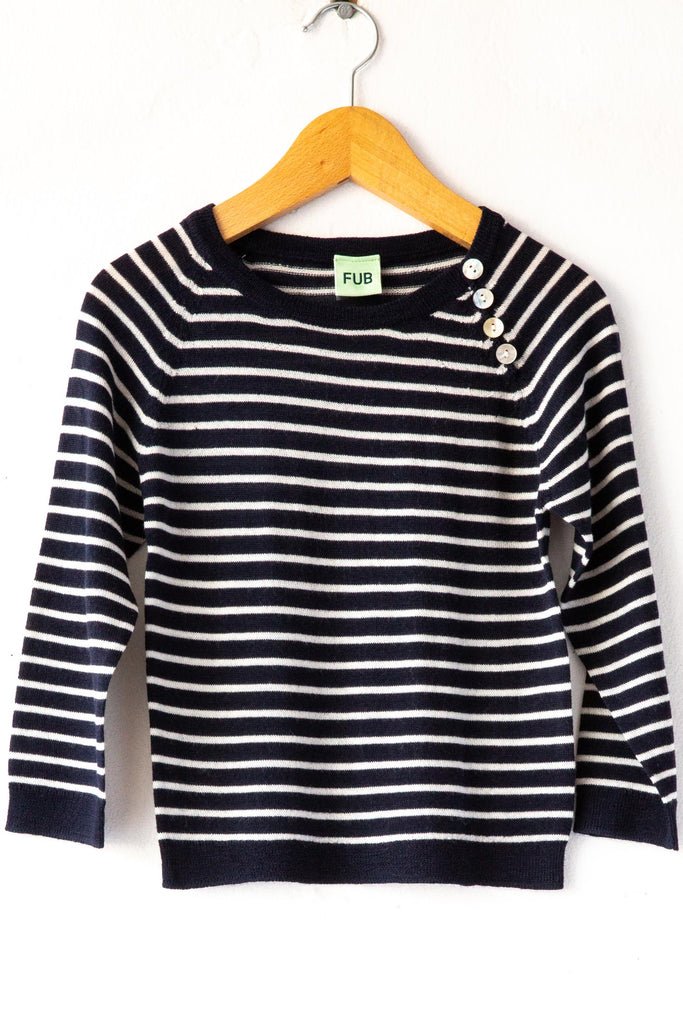 Raglan Stripe Crew