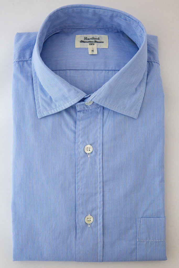 Paul Poplin Stripe Shirt