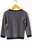 Raglan Stripe Crew