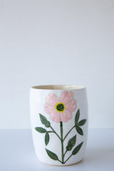 Daisy Vase Small-White