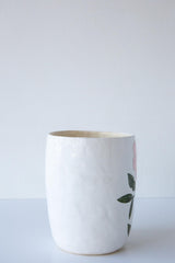 Daisy Vase Small-White