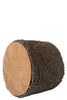 Sheepskin Round Pouf