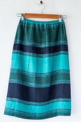Variegated Stripe Slip Skirt