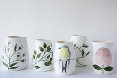 Daisy Vase Small-White