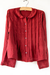 Aga Silk Crochet Top