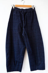 Bianco Velvet Plaid Pant