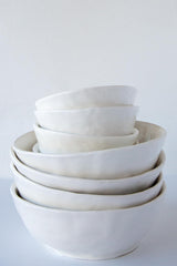 Flower Snack Bowl-White