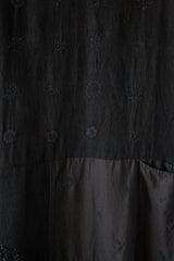 Half Sleeve Emb Dress