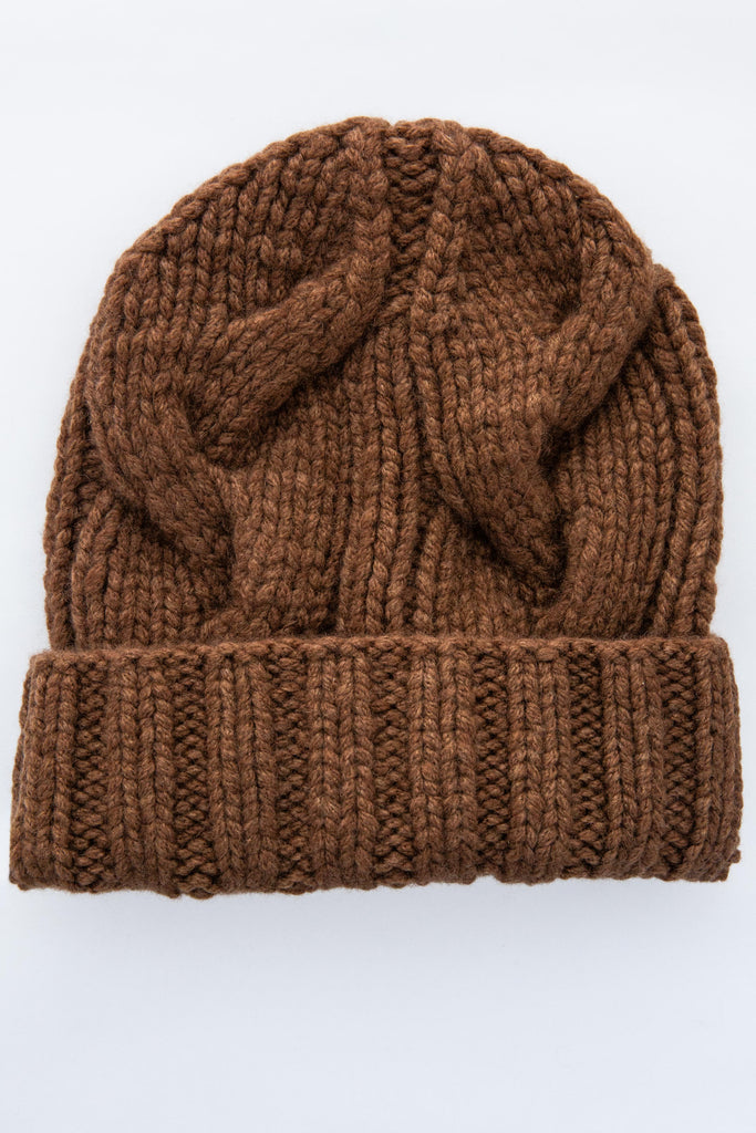 Cashmere Cable Hat