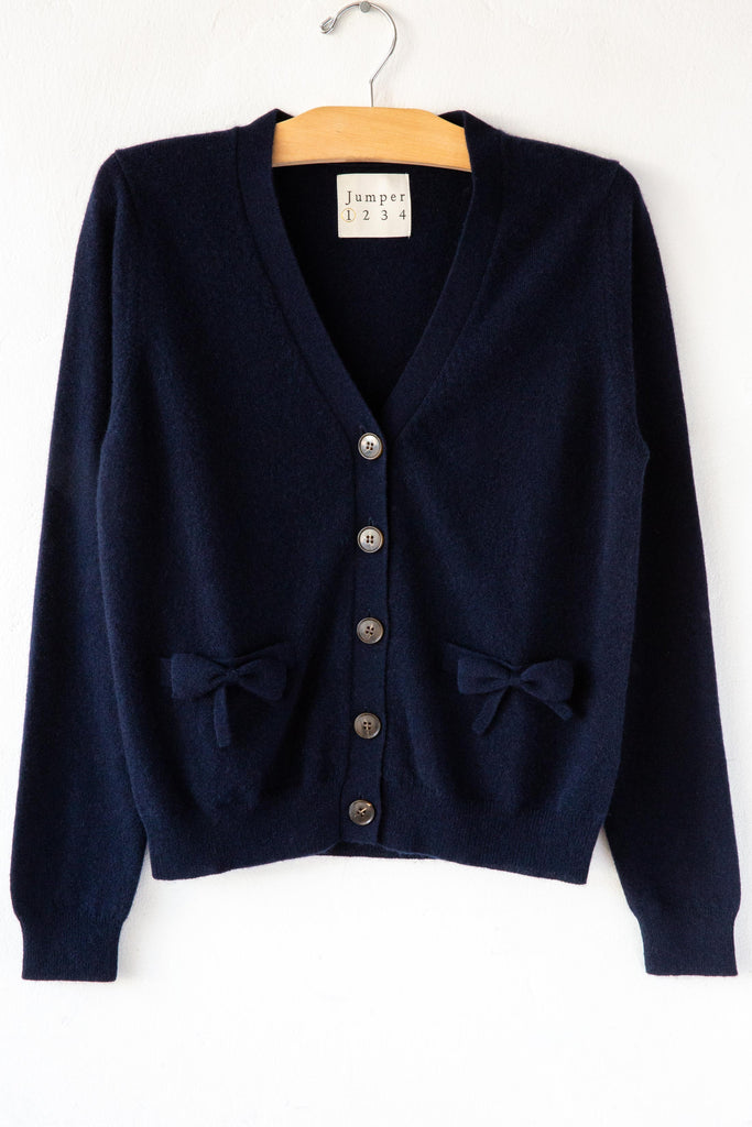 Bow Pocket Cardigan