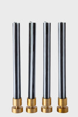 Stripe Taper Candlesticks