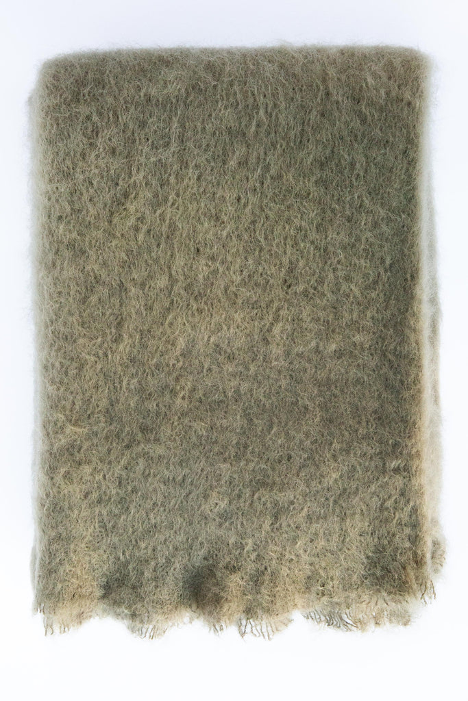 Mohair Solid Throw
