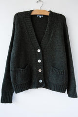 Alpaca Button Cardigan
