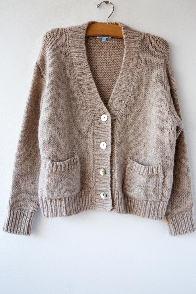 Alpaca Button Cardigan