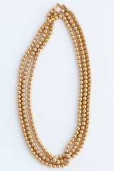 Gold Bead Necklace