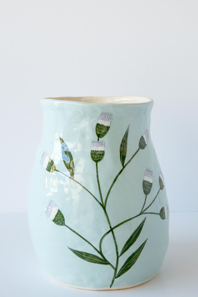 Flower Vase Large Teal