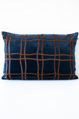 Tattersall Velvet Cushion