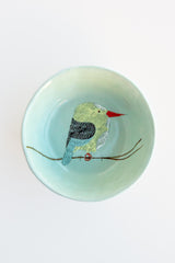 Bird Snack Bowl-Teal