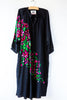 Silk Printed Emb Dress