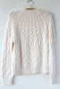 Cable Crewneck