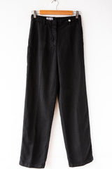 Linen Blend Straight Leg