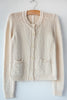 Textured Cotton Cardigan