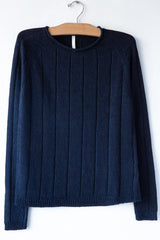 Linen Ribbed Pullover