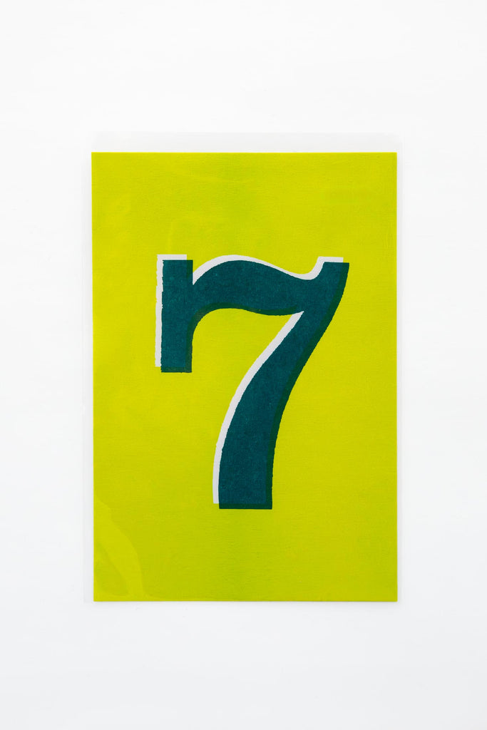Number Postcard 7